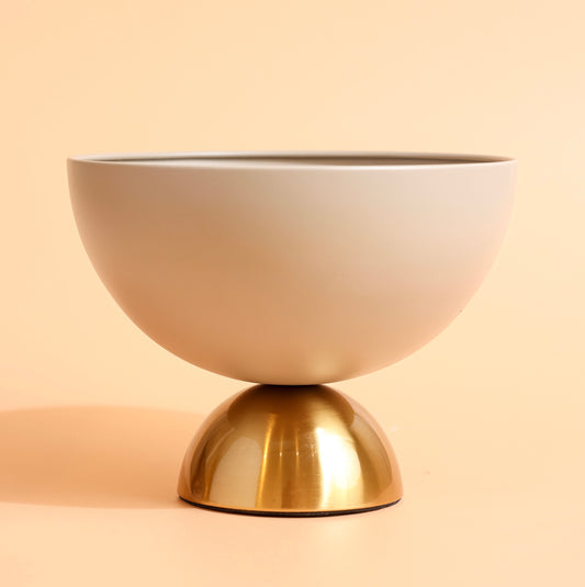 Golden Base Accent Bowl