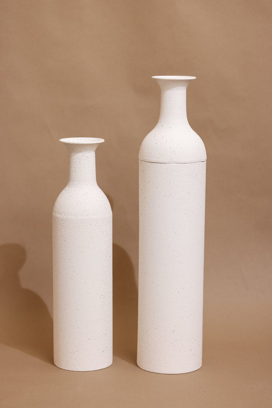 White Vase Set